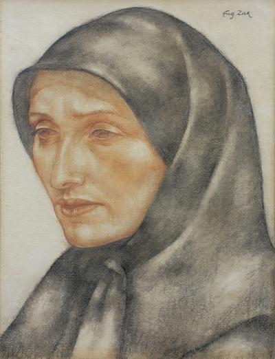 GŁOWA MNISZKI, OK. 1913