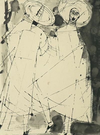 TANIEC, Z CYKLU MEKSYK, 1957