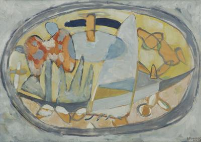 MARTWA NATURA Z MOTYLEM, 1955