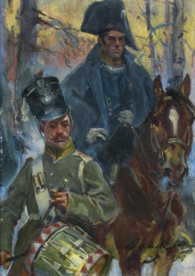 Z POLA BITWY O OLSZYNKĘ GROCHOWSKĄ, 1907