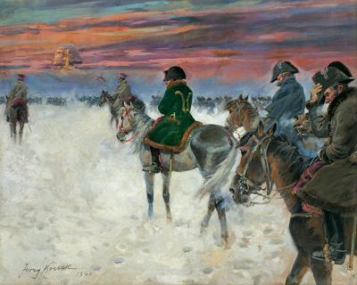 WIZJA NAPOLEONA W ODWROCIE SPOD MOSKWY, 1940