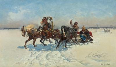 SANIAMI PRZEZ STEP, OK. 1880