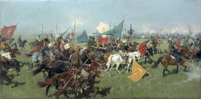 POWRÓT ZWYCIĘZCÓW. PO ZWYCIĘSTWIE. 1893