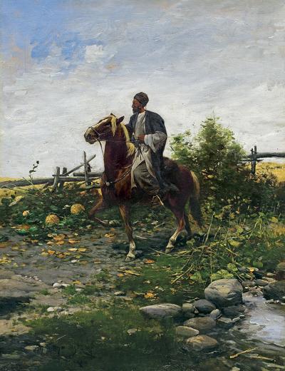 JEŹDZIEC WSCHODNI, OK. 1885