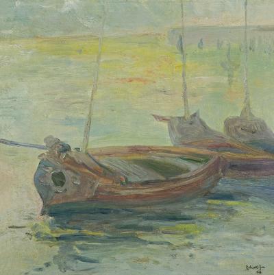 BARKI W DZIEŃ DESZCZOWY W QUIBORN, 1910