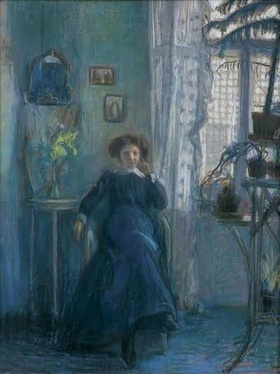 PORTRET DAMY WE WNĘTRZU, 1910