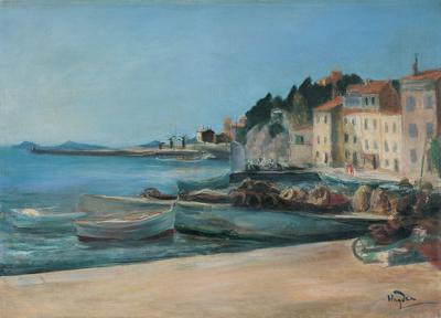 PEJZAŻ POŁUDNIOWY. W PORCIE, 1929