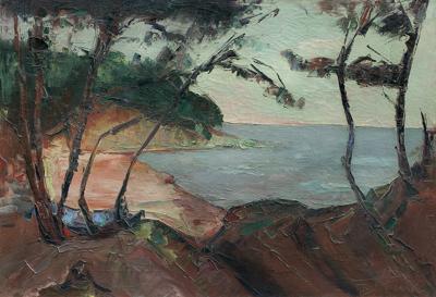PEJZAŻ NADMORSKI, 1923