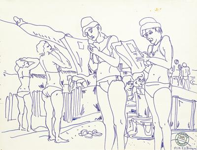 PRZÓD I PLECY, Z CYKLU DŹWIRZYNO, 1974