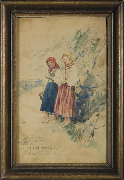 PRZY STULETNIM ŹRÓDLE W SZCZAWNICY, SIERPIEń 1909