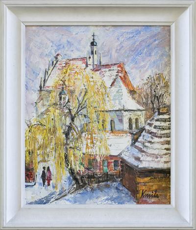WIDOK NA FARĘ W KAZIMIERZU, 1993