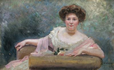 PORTRET PANI W FOTELU, 1909