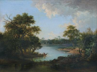 PEJZAŻ NADWODNY, 1856
