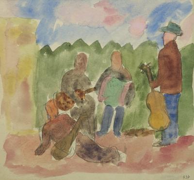CZTERECH MUZYKANTÓW POD PŁOTEM, 1937