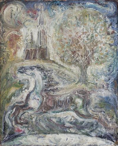 PEJZAŻ Z KONIEM, 1992