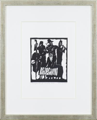 MUZYKANCI II, Z CYKLU JUDAICA, 1964