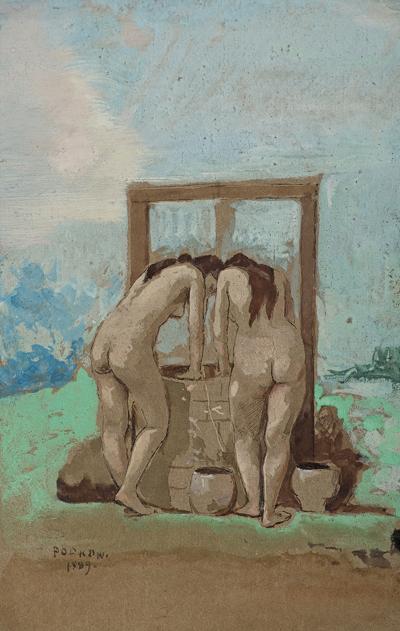 PRZY STUDNI, 1889