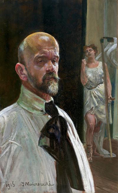 AUTOPORTRET Z THANATOSEM, 1916