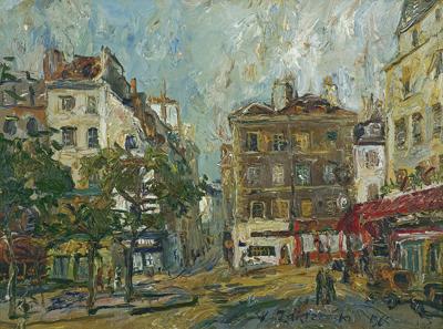 PARYŻ. PLACE DE LA CONTRESCARPE, 1965