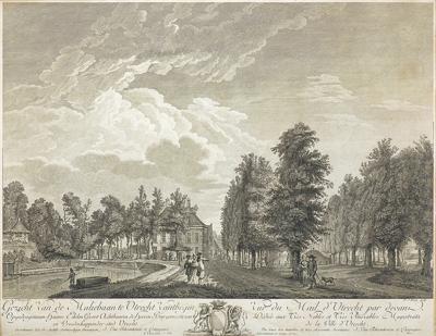 WIDOK ALEI MALIEBAAN W UTRECHCIE, 1773
