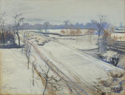 WIDOK Z OKNA PRACOWNI, 1904
