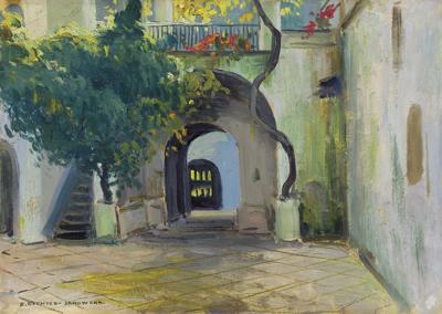 WŁOSKIE PODWÓRKO, OK. 1904