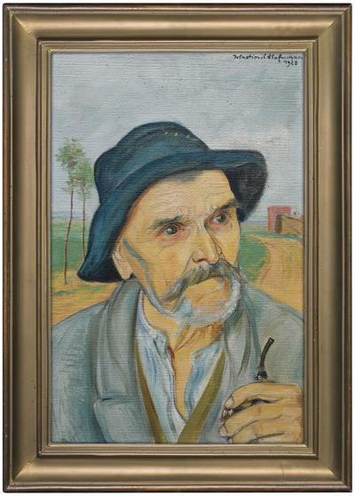 STARZEC Z FAJKĄ, 1928