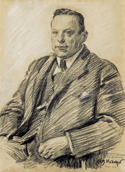 PORTRET MECENASA KONRADA KOLSZEWSKIEGO, 1923