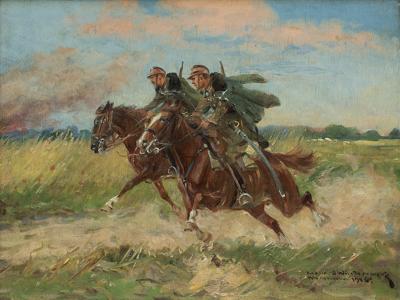 UŁANI W GALOPIE, 1925