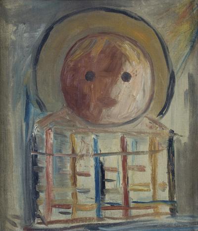 DZIECKO Z KLATKĄ, OK. 1930