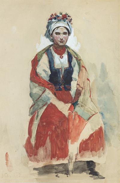 PORTRET ŻONY, 1890