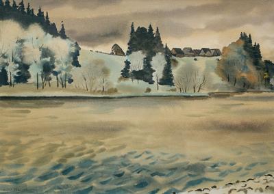 SZAŁASY NAD RZEKĄ, OK.1930
