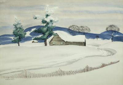 ŚWIEŻY ŚNIEG W GÓRACH LAURENTYŃSKICH, 1946