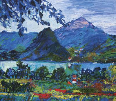 JEZIORO ANNECY, 1988