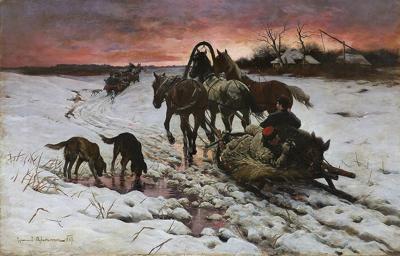 POWRÓT Z POLOWANIA, 1887