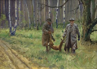POLOWANIE W SAMOSTRZELU, 1913