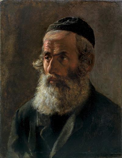 PORTRET RABINA, OK. 1882