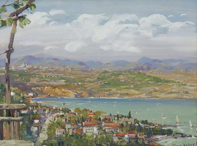 PEJZAŻ Z ABACJI, 1924