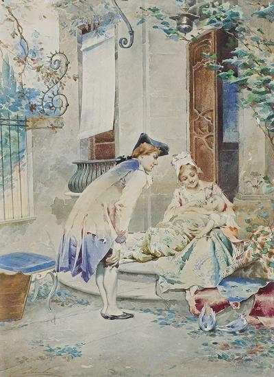 RODZINNE SZCZĘŚCIE, OK. 1890