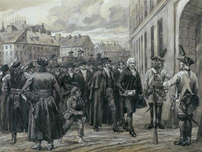 JAN DEKERT NA CZELE CZARNEJ PROCESJI, 1914