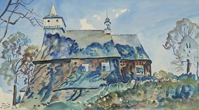 KOŚCIÓŁ W OSIEKU, 1910