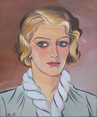 PORTRET MŁODEJ KOBIETY