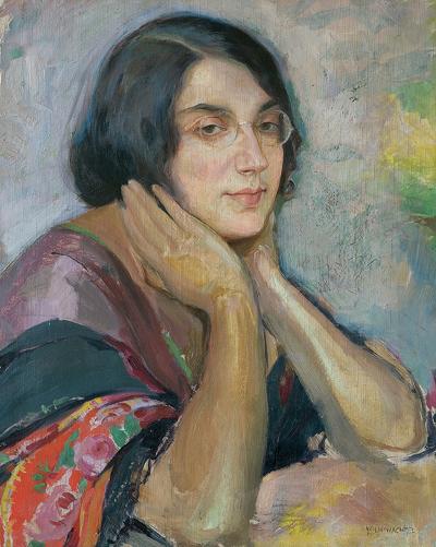 ZAMYŚLONA. PORTRET DZIEWCZYNY, 1924