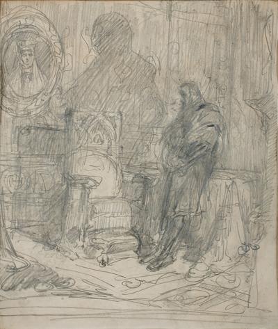 ZYGMUNT AUGUST PRZED PORTRETEM RADZIWIŁŁÓWNY