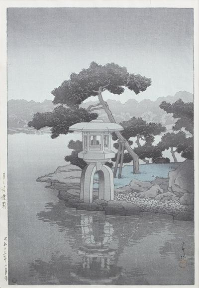 KSIĘŻYC NAD OGRODEM KIYOSUMI, 1938