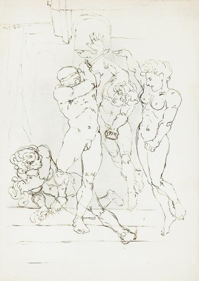SCENA MITOLOGICZNA. PERSEUSZ I GORGONY