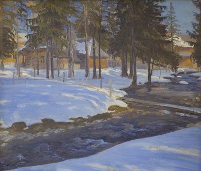 POTOK NA SKRAJU WSI, 1935