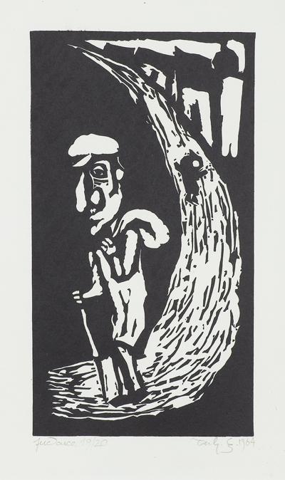 KULAWY FISZKE, Z CYKLU JUDAICA, 1964