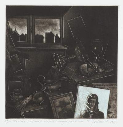 MARTWA NATURA Z NIEDOKOŃCZONYM PORTRETEM, 1978