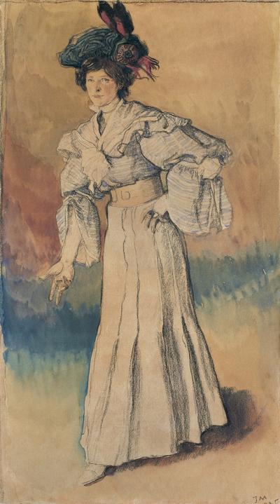 PORTRET JADWIGI, ŻONY ARTYSTY, 1905